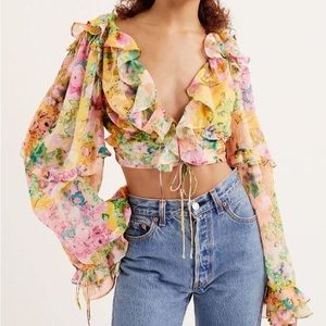 For Love and Lemons Nina Top